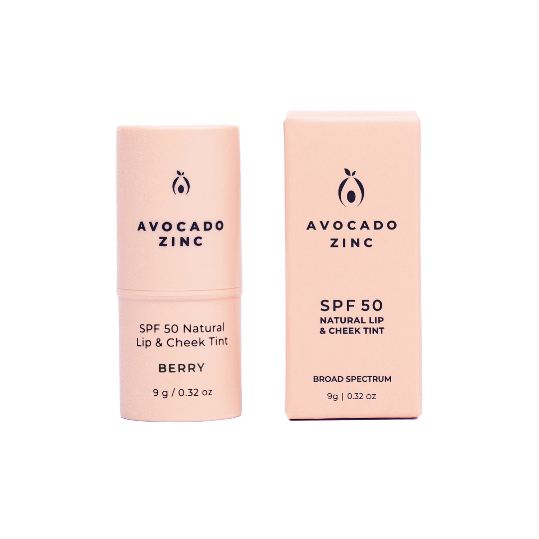 澳洲 Avocado Zinc SPF 50 天然唇頰霧狀膏 - 莓色